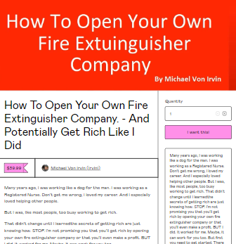 How To Open Your Own Fire Extinguisher Company Book Cover